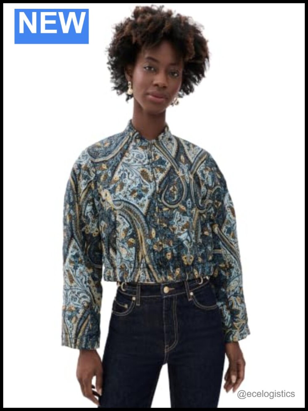 Ulla Johnson Silk Quilted Paisley Jacket
